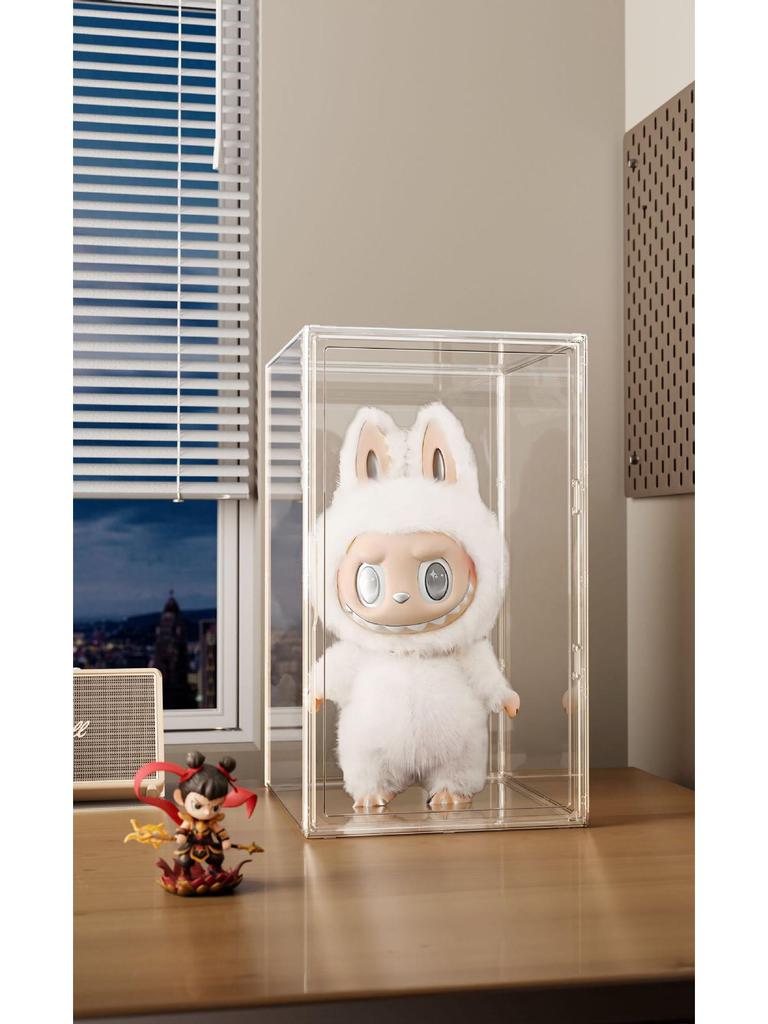LABUBU ZIMOMO Archangel Acrylic Display Box with Magnetic Door