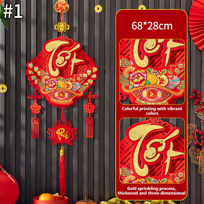 Vietnamese Spring Festival Tassels  Window Door Hanging Ornament  Vietnam Wall Pendant 2026 New Year  Decor