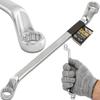 JCB 2-sided box wrench, angled 75 degrees, 12x13mm Cr-V, 12-point