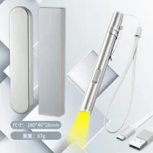 Mini Portable Medical Handheld LED Pen Light Flashlight USB Rechargeable Dental Nurse Flashlight, Rechargeable