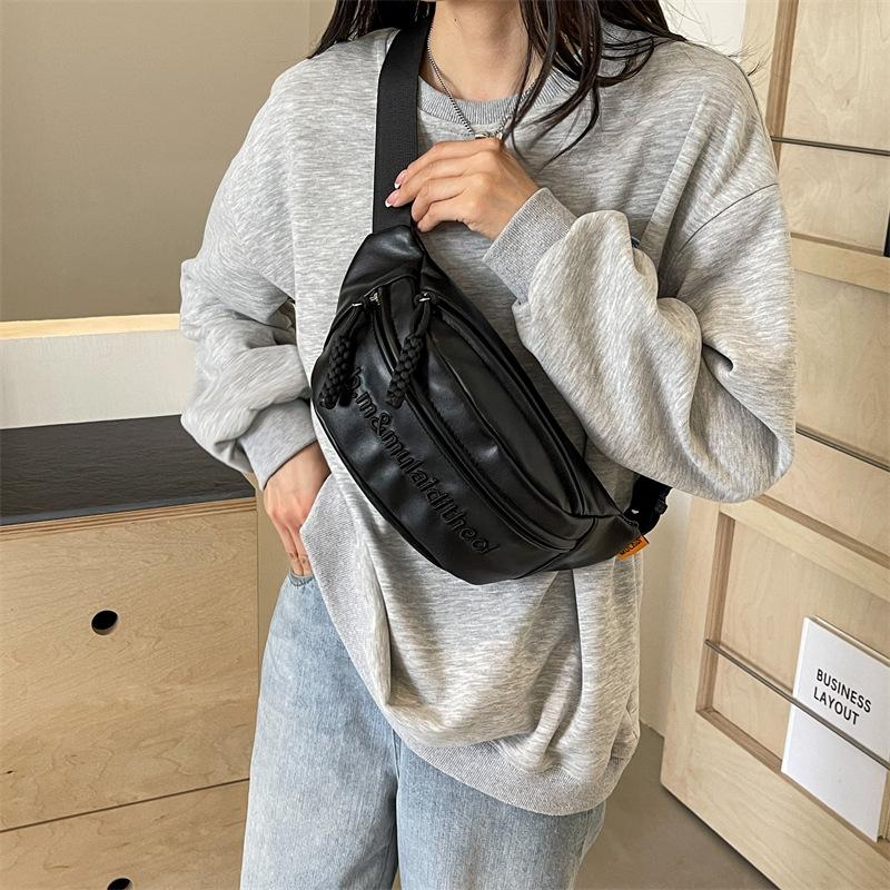 Crossbody Fanny Pack Niche Cycling Sports Breast Bag Women'S Senior Sense Versatile Women'S Chest Bag Women