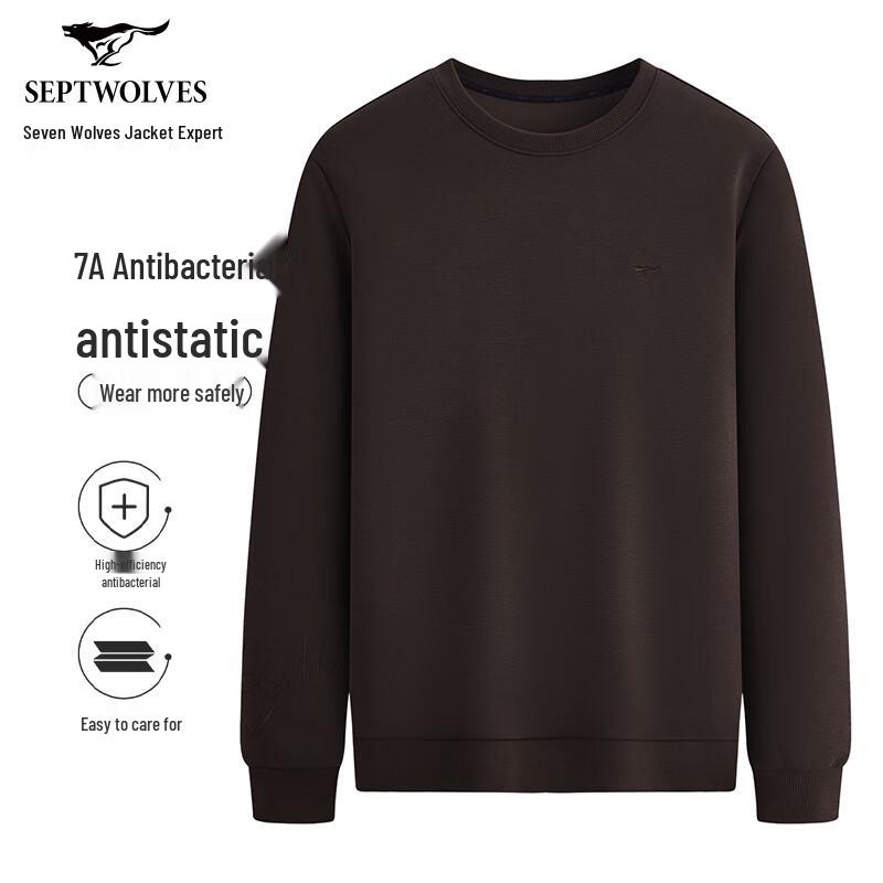 

Septwolves Men s Casual Embroidered Pullover Sweatshirt 3XL