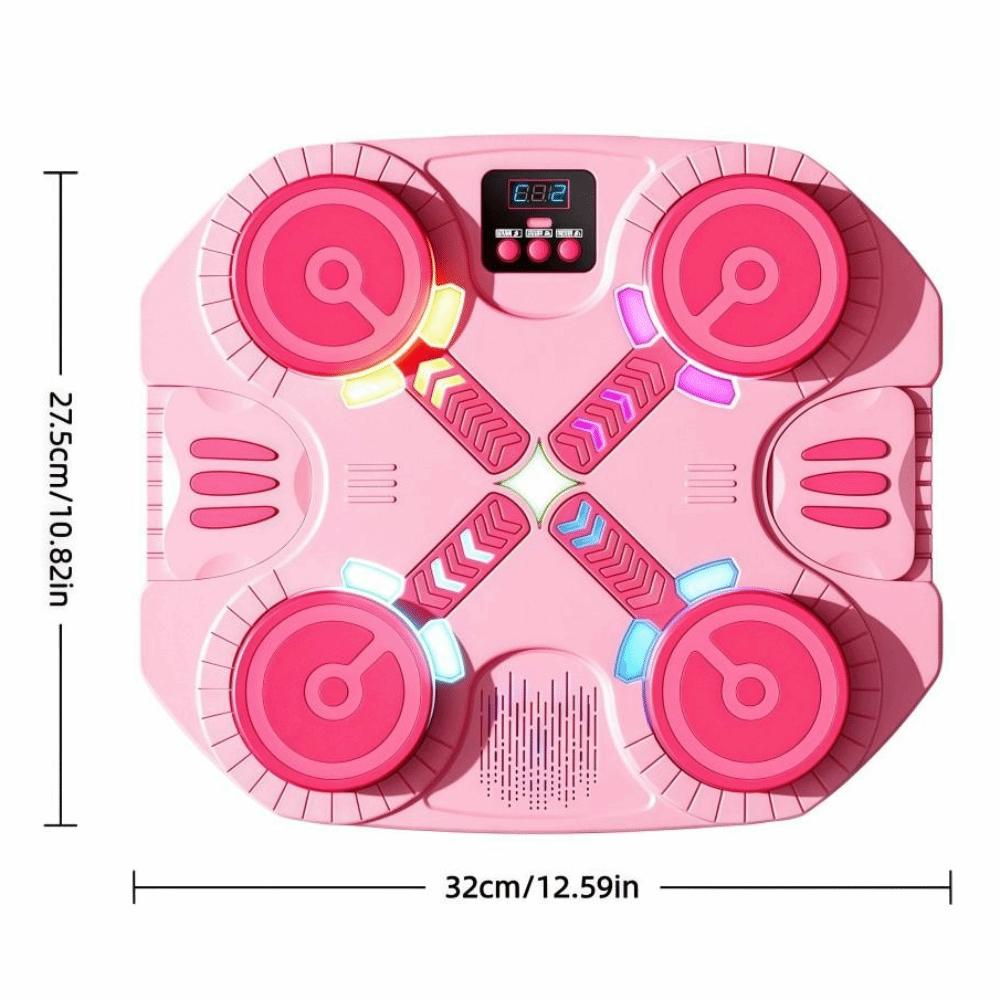 Máquina de Boxe Musical Bluetooth para Crianças Montada na Parede LED Máquina de Boxe Exercícios Domésticos para Crianças