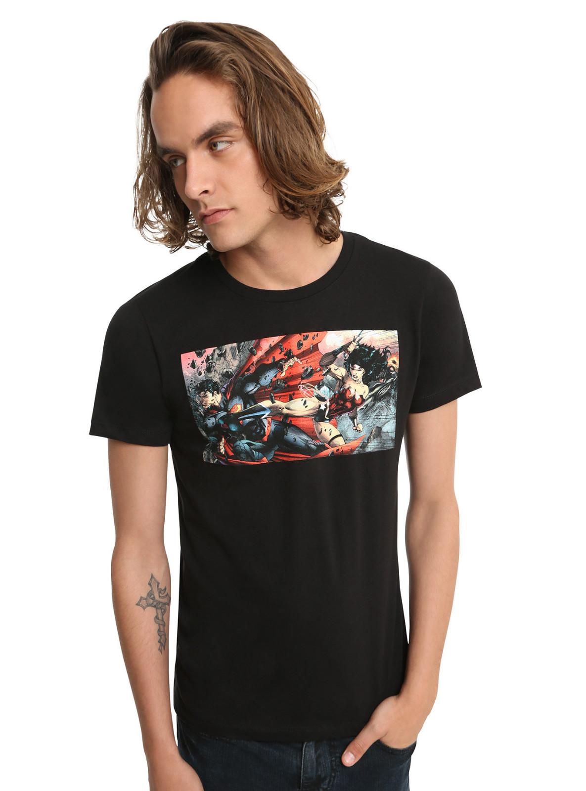 DC Comics Wonder Woman Superman Kick T-Shirt S разноцветный