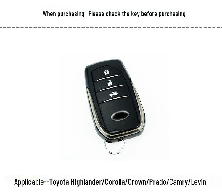 Toyota Key Shell & Remote Protective Cover for Highlander/Camry