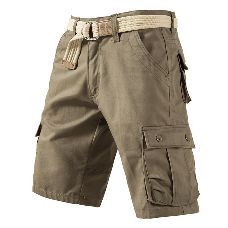 Sommer Herre Bomullsshorts Herre Femtedelsbukser Fritidsbukser Løse Bukser Herre Fritidsshorts