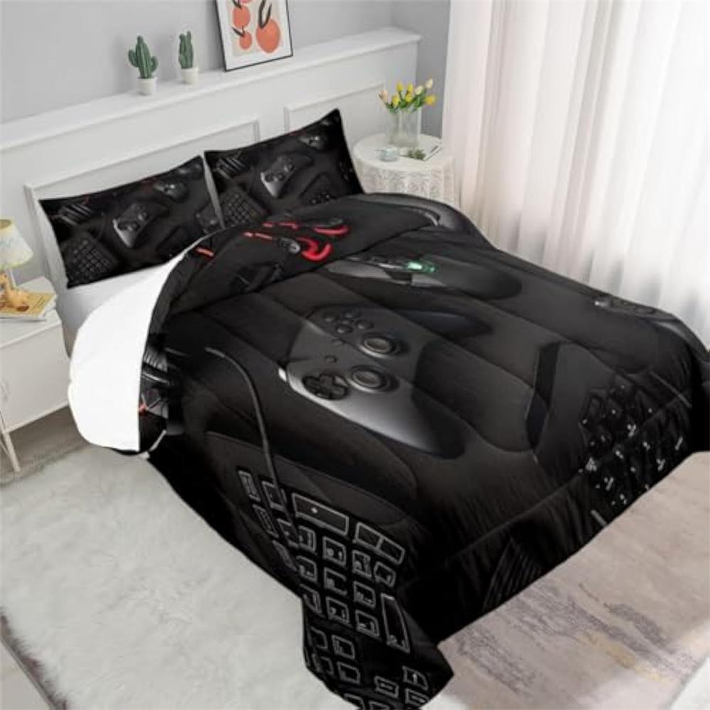 1/3pcs Totem Print Duvet Cover Set 1xCover 2xPillowcase Soft Bedding For Home Comfortable Without Core