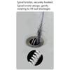 1PC Pipe Dredging Brush Long Clean Kitchen Bathroom Hair Sewer Sink Cleaning Drain Pipe Flexible Cleaner Clog Plug Hole Remover Tool
