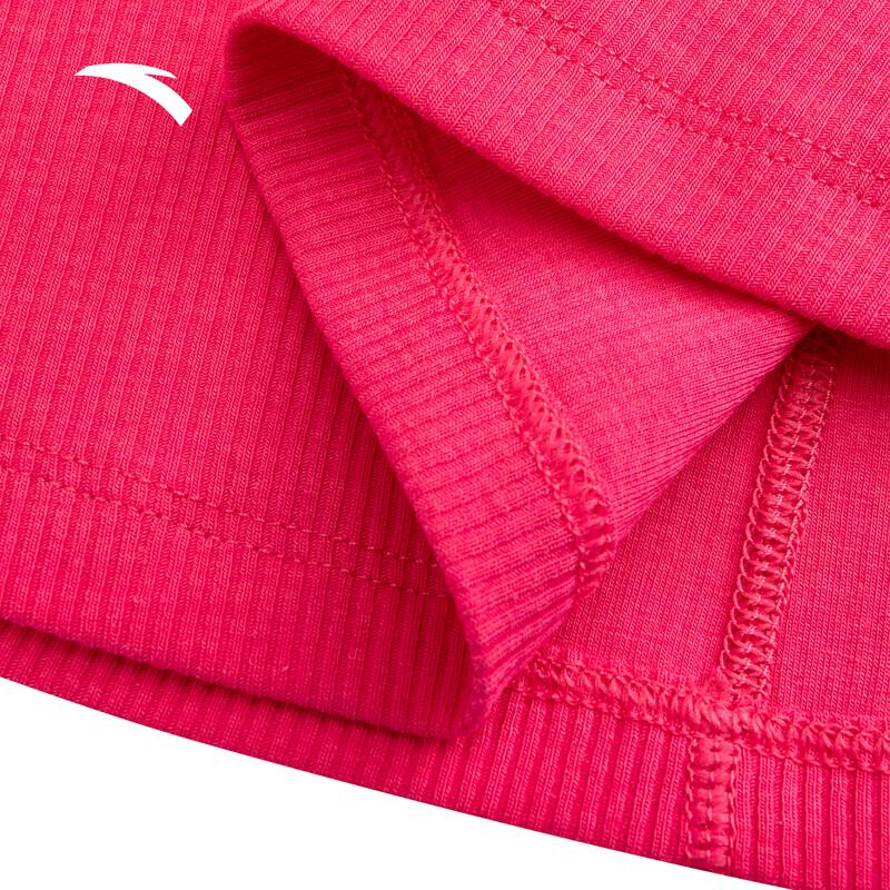 Anta Women's Slim Fit Knit Short Sleeve T-Shirt