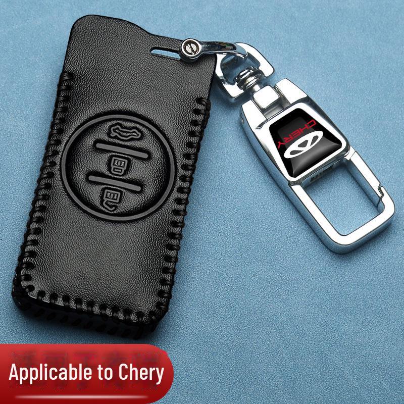 Chery Tiggo & Arrizo Leather Key Cover for 5x, 3, 9, 8 Plus/Pro, 7 Plus & Fengyun 2 Models