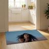 Singer O-Olivia Dean Floor Mat Flannel Door Mat Non-Slip Bedroom Living Room Home Decor