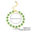 Hot-selling, Four-leaf Clover Bracelet Shein Popular Color Zircon European and American Fashion Design Luxury Jewelry