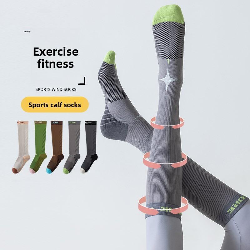 Sportovní kompresní podkolenky pro ženy, Hřejivé, Vysoce elastické, Pohodlné, Šetrné k pokožce, Froté podkolenky bez švů na podzim a zimu