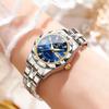 Binbang Waterproof Ladies' Night Glow Double Calendar Wristwatch - Fashionable Lightweight Luxury Quartz for Female Students