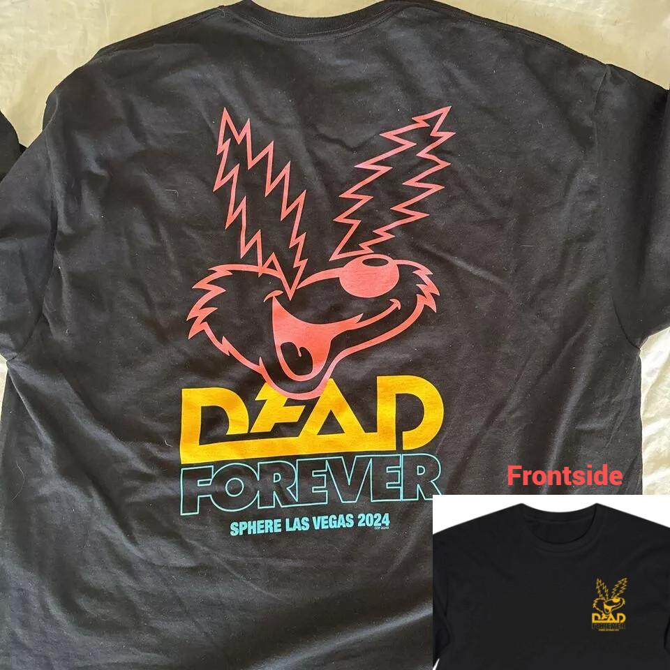Dead & Company Forever Black Shirt Sphere Las Vegas 2024 Tee Unisex T-Shirt XXXL