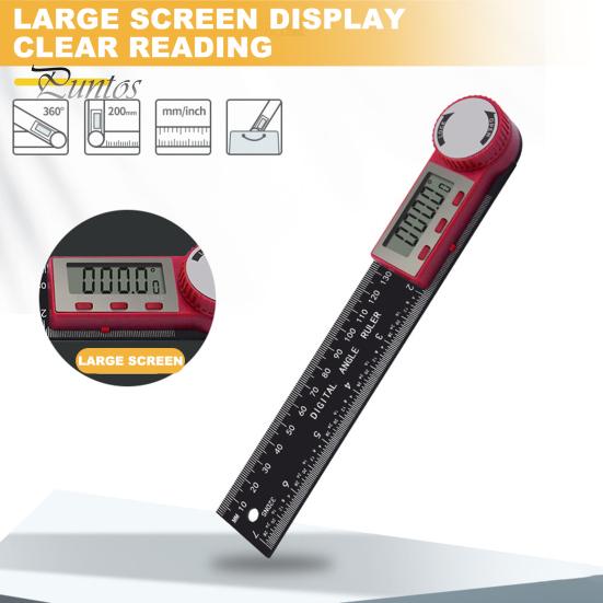 Angle Ruler Measuring Tool Digital Display Easy To Read High Accuracy Multipurpose Precision Angle Gauge Measuring Tool