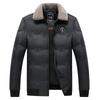 Winter Middle-aged and Elderly Fathers' Cotton Coat New Cold-proof Thickened Men's Fur Collar Coat