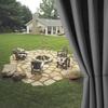 Outdoor Wasserdichte Terrassenvorhänge Fertig Ösenvorhang Outdoor Sonnenschutz Garten Sichtschutz Leicht Langlebig UV-Beständige Vorhänge