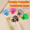 Travel Portable Toothbrush Covers Toothbrush Protector Cap Brush Pod Case Protective Portable Plastic Clip for Household