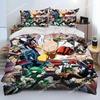 Anime One-Punch Man Saitama Bedding Set,Duvet Cover Comforter Bed Set Quilt Cover Pillowcase,King Queen Twin Size Boys Girls026