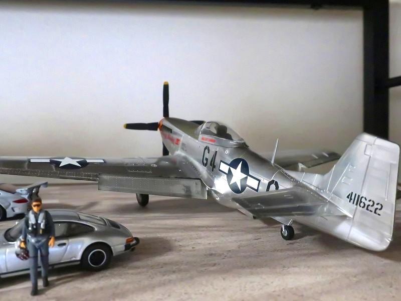 

[USED] 1/72 scale Mustang P51 painted and finished product, also featured in Top Gun Maverick