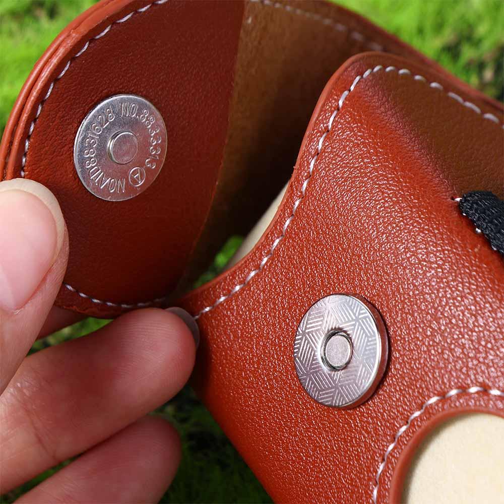 Goods Leather Golf Ball Storage Pouch Golf Ball Pouch Golf Waist Holder Bag Golf Ball Container