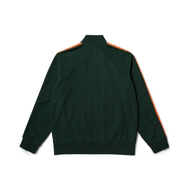 Kappa Player Series Logo Cardigan Sports Round Neck Casual Coach Knit Sweatshirt Men Sweatshirt Pine-Green K0D32WK61