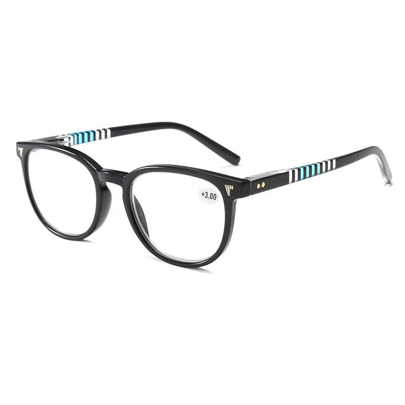 Fashionable Anti Blue Light Reading Glasses, High-end Personalized Reading Glasses for The Elderly, Full Frame Glasses