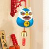With Tassel/Bell Lion Dance Bell Decoration Plastics Car Rearview Mirror Pendant  Christmas Dolls