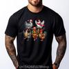 Funny Chicken Christmas Lights Farm Animal Cute Xmas Holiday Printed T-shirt Fashion Casual Clothing