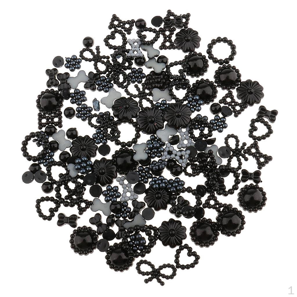 

Resin Craft Cardmaking Embellishments Black