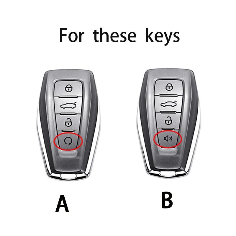 For Geely Okavango Coolray Atlas Monjaro Tugella Emgrand Gt S Proton X50 X70 Tpu Car Key Case Cover Protective Shell Fob