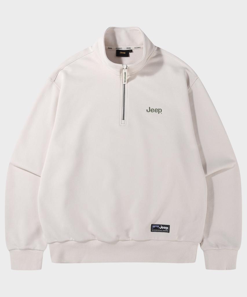 JEEP [360G] M-Logo Half-Zip Sweatshirt (Jr5Tsu838Bt)