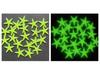 4cm Colorful Luminous Plastic Starfish for Aquarium Landscaping, 2.7g Fluorescent Marine Decor Stone