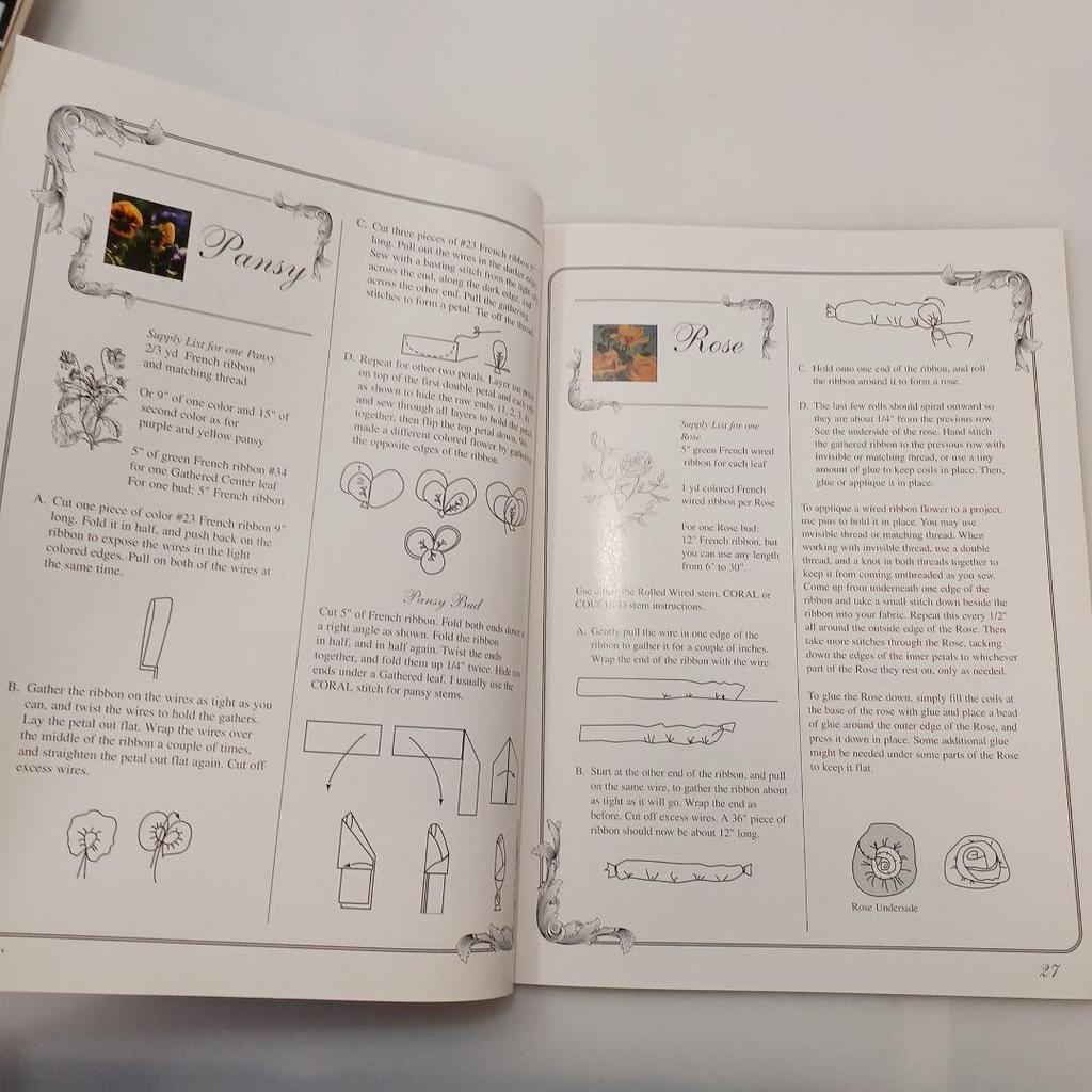 [GEBRAUCHT] 596A Bandstrauß Bandstrauß Französisches Band Blumenguide