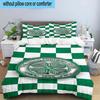 3pcs Cel-tic Football Club Crest Printed Bedding Set Duvet Cover Closure Includes 1 Duvet Cover & 2 Pillowcases Bedding Sets Home Decor Gifts