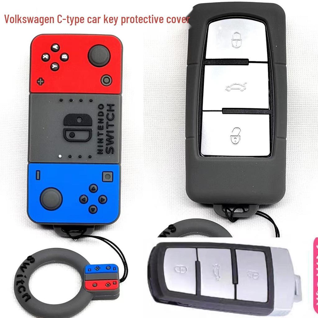 Cat Paw Cartoon Key Cover for Yamaha & Honda Motorcycles