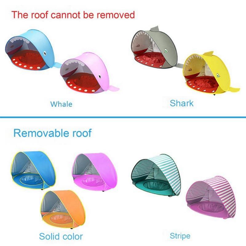 Baby Kinder Strandzelt Sonnenschutz Wasserspielzelt Tragbarer Strandpool