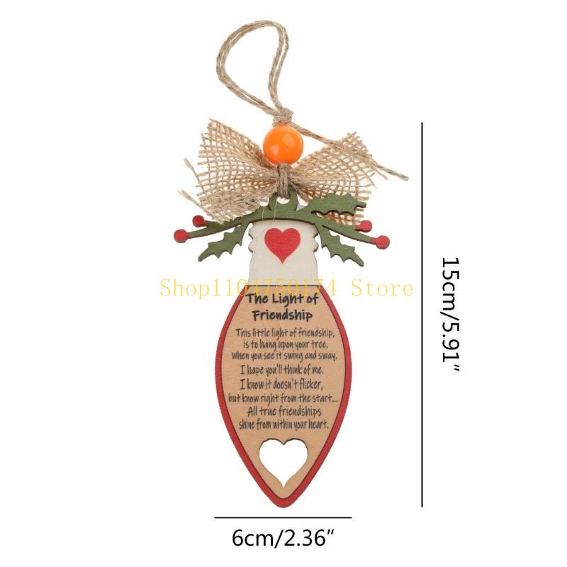 Christmas Friendship Ornaments for Christmas Tree Decorations XmasPresent Gifts top sale