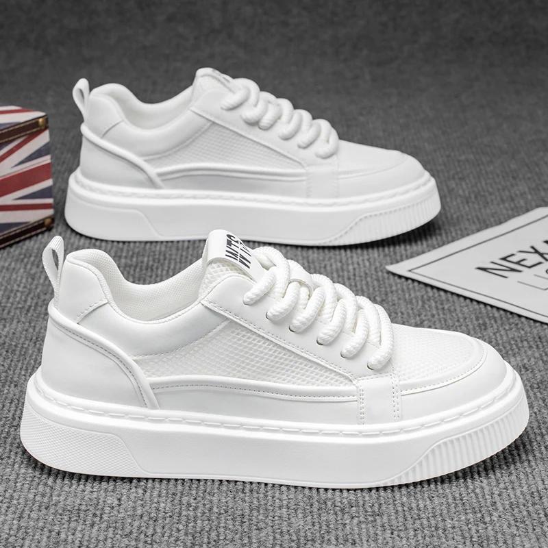 

Mens Shoes Summer Sneakers Casual Skateboard Outdoor Hiking Tennis Fashion Sports Running Platform Loafers Designer Comfortable 39 білий