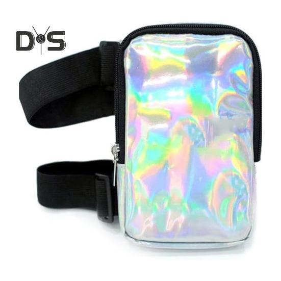 Venkovní stehenní taška Vodotěsná Nastavitelná Elastická Páska Zapínání na zip Přenosná Fanny Pack Velká kapacita s vnitřní síťovanou kapsou Jogging Turistika Cestování
