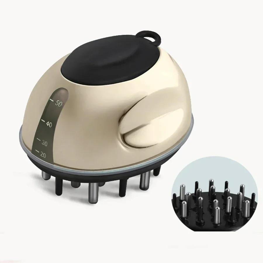 Scalp Applicator Head SPA Massager Roller Ball Brush Hair Growth Essential Oil Medicine Liquid Applicator Massage Comb Portable