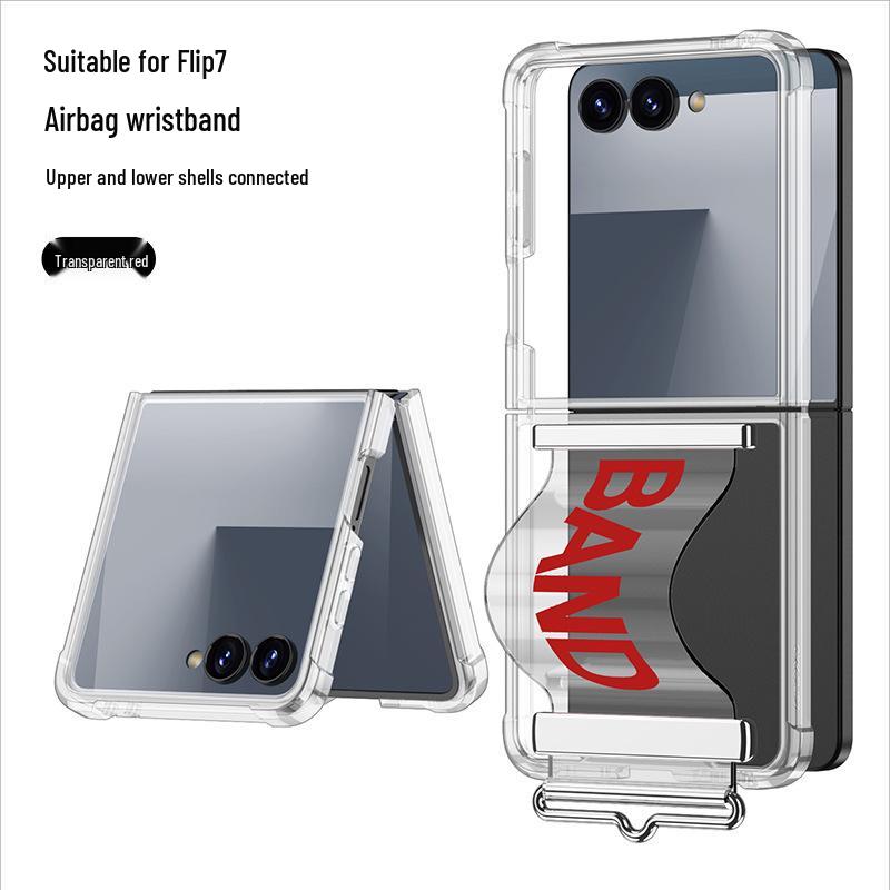 Samsung Galaxy Z Flip7 Schutzhülle mit Airbag-Handgelenkband