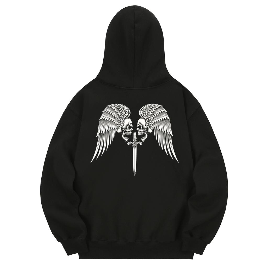 Khb0017 Knights Of The Round Table Fleece-Lined Hoodie - Black