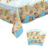 Capybara Theme Disposable Tableware Set Cartoon Capybara Tablecloth Cups Plates Napkin Happy Birthday Banner Kids Party Supplies
