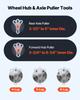 VEVOR 9-Way Slide Hammer Puller Set, 15PCS Front Wheel Hub Bearing Remover & Rear Wheel Axle Hub Dent Shaft Puller Tool Kit