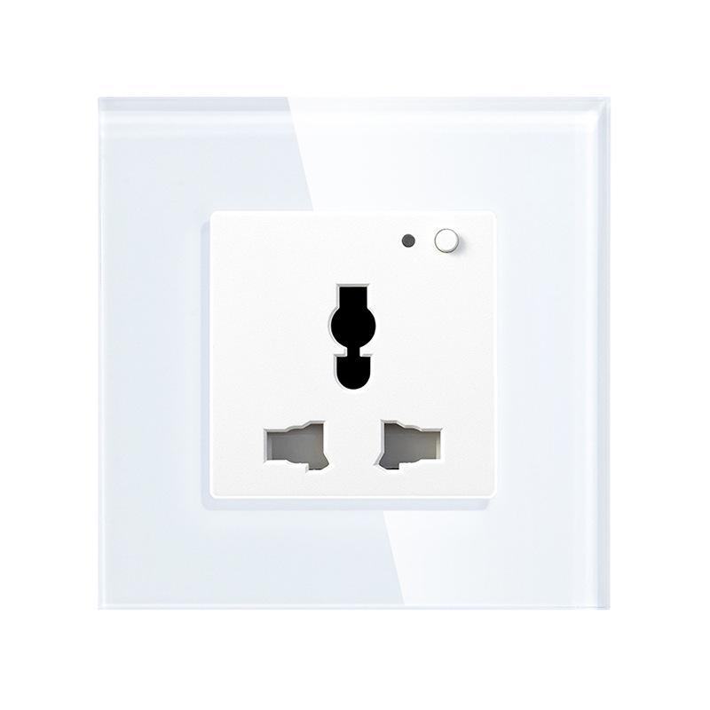 UK Standard Smart Wi-Fi Wall Socket with App & Voice Control, Timer, and Remote Switch