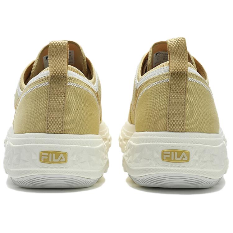 New FILA ROCK Low Top Canvas Shoes Men's Yellow F12M432305FNW