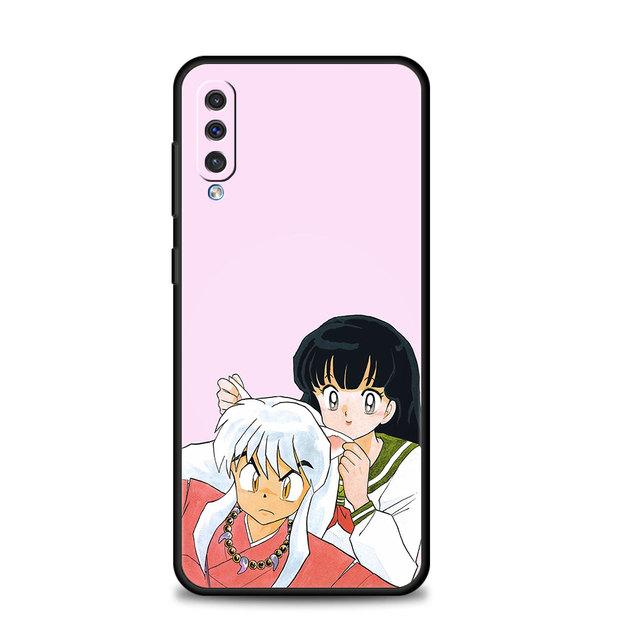 Anime drăguț Inuyasha armura moale pentru Samsung A40 A50 A70 A20s M30s A20e M31 A10 A30 A10e M12 M23 M31s M62 A10s M22 M51 Funda