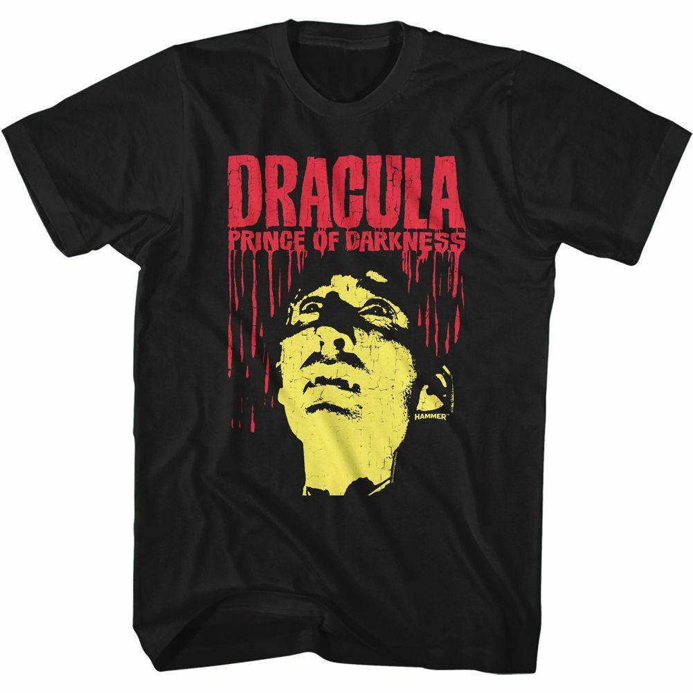 

Hammer Horror Dracula P.O.D. Black Adult T-Shirt Mens Womens Tees Top L